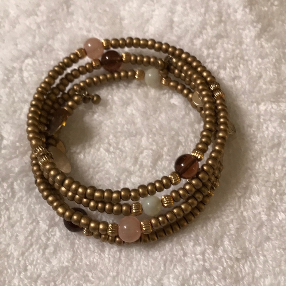Gold wrap bracelet